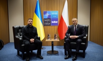 Zelensky met with Polish President Nawrocki for the first time since the conflict over UPA
