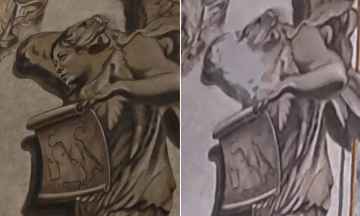 In a Roman basilica, the face of an angel was painted, which after restoration became similar to the premiere of Meloni