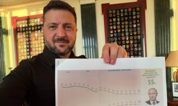 “Maybe weʼll have to make a peace deal with someone else.” Zelensky showed how Putinʼs rating among Russians is falling