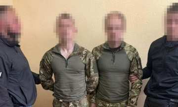Law enforcement officers have detained two men suspected of preparing a terrorist attack in central Kyiv