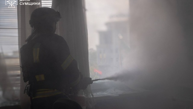 Russians shelled the center of Sumy. There are casualties, the regional administration building was damaged