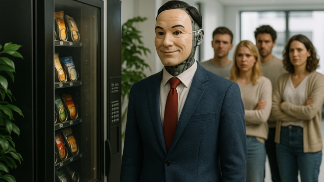 Розробник AI доручив автономному агенту Клавдію торгувати напоями в офісі. Клавдій виявився жахливим підприємцем і майже збанкрутував — але спочатку в нього сталася екзистенційна криза