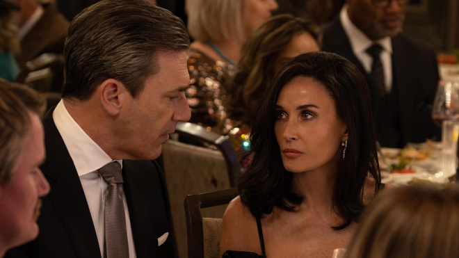 Що подивитися у вихідні. Напружений трилер «Звір у мені», документалка про Едді Мерфі та нові сезони «Палм-Рояль» і «Землевласника» з Демі Мур