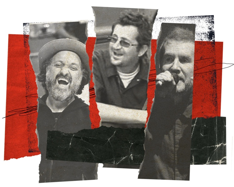 Зліва направо: Тьєррі Гетта, Робін Ганнінгем та Роберт Дель Ная.