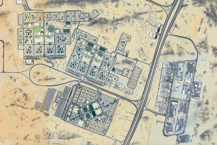 Так виглядає усе поселення Neom Construction Village CAMP 1 & CAMP 2 Tamimi.