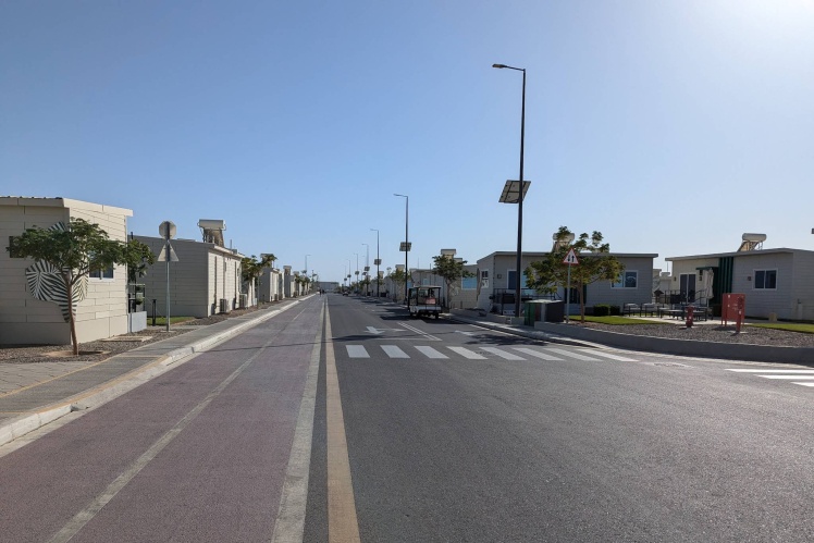 Вид на місцеві вулиці.