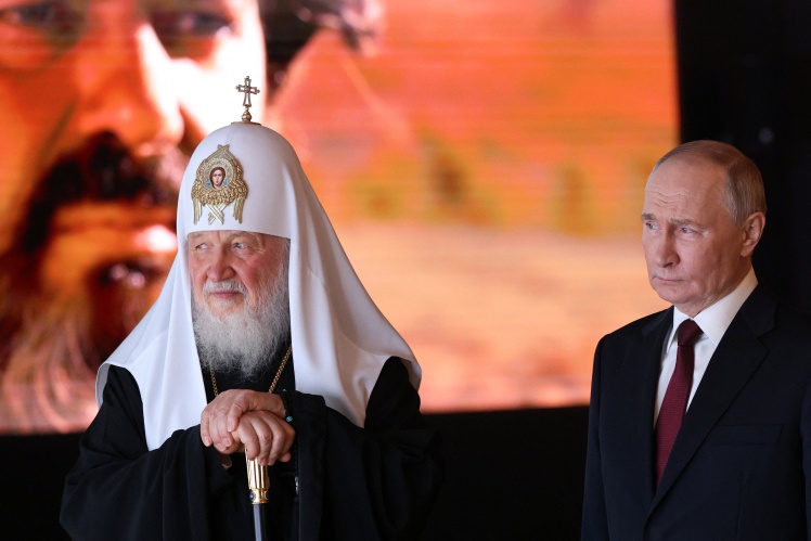 Очільник Російської православної церкви патріарх Кирило (Володимир Гундяєв).