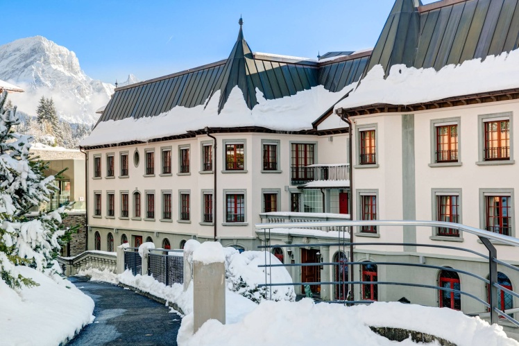 Швейцарський коледж, у якому вчаться діти Галущенка.