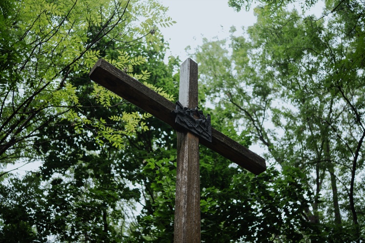 One of the stops of the "Way of Christ" at Askoldʼs Grave.