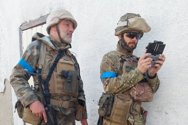 Юрій та Максим Касьянови під час оборони Київщини.