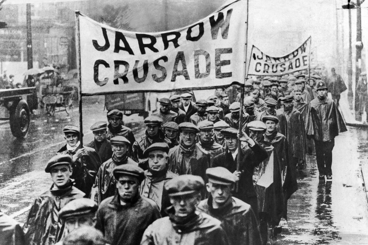 Страйк безробітних у Лондоні, 1939 рік.