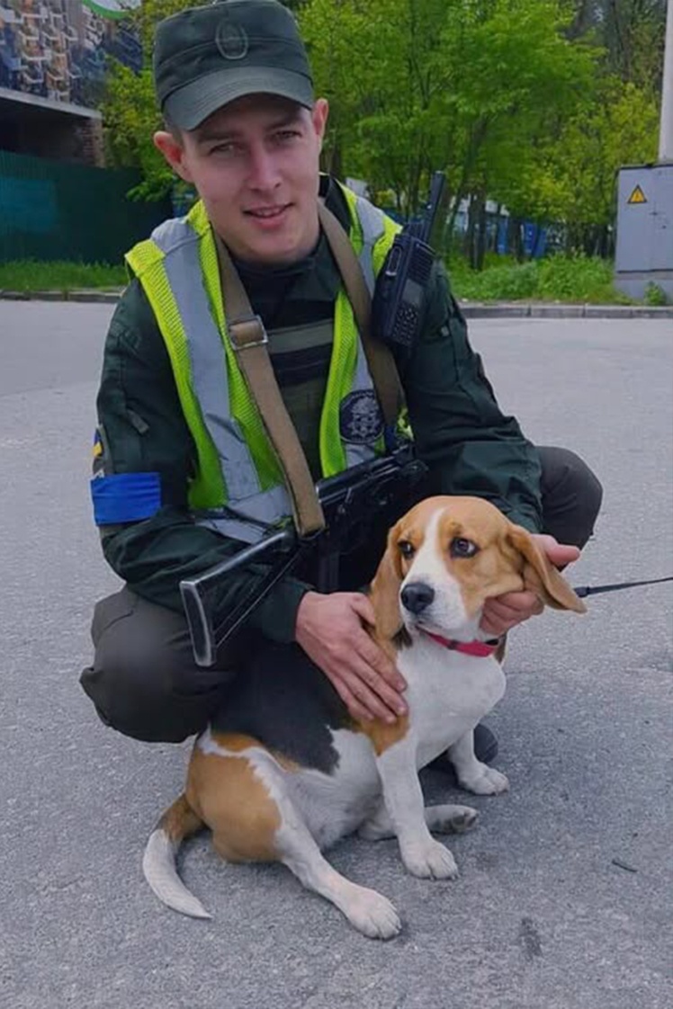 Вадим під час служби на блокпості.