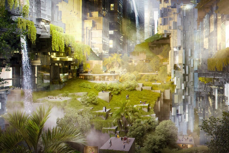 Таким The Line запланований всередині.