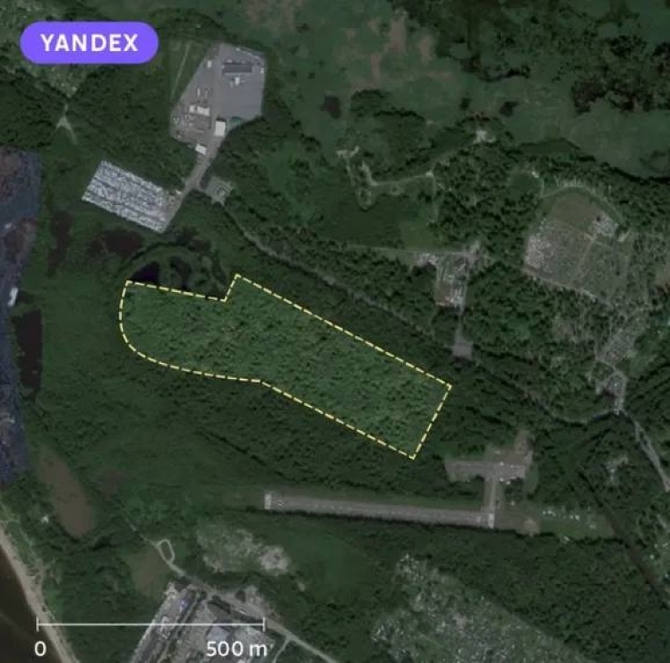 Та сама база після обробки на мапі Yandex