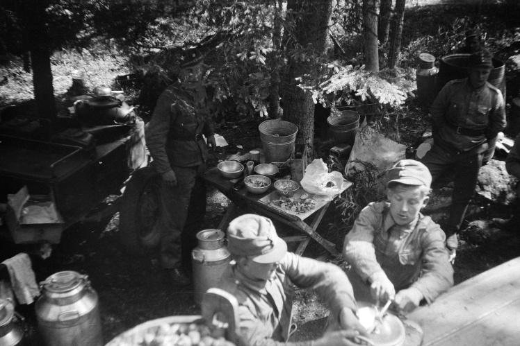 Польова фінська кухня, літо 1941 року.