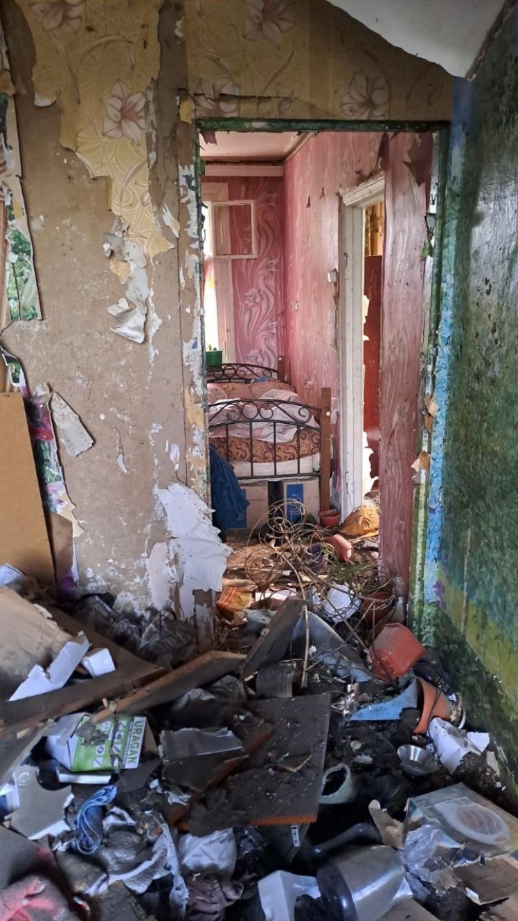 Наслідки російської атаки по Дніпропетровщині.