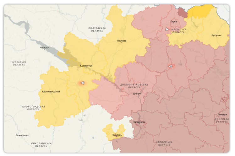 Офіційна мапа для порівняння.