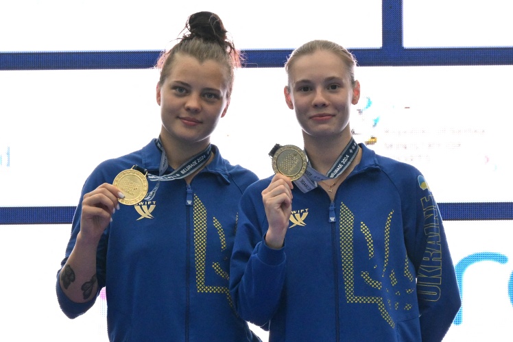 Софія з колегою Ксенією Байло.