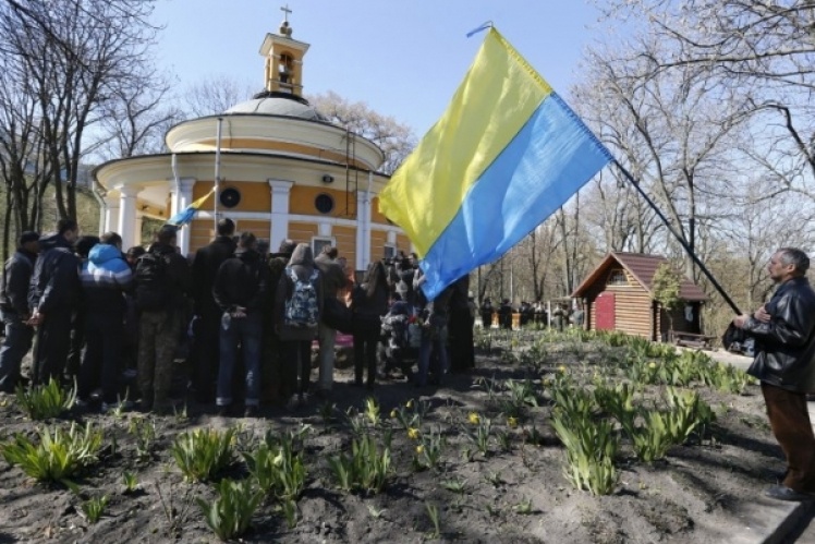 Похорони Клітинського, квітень 2014-го.