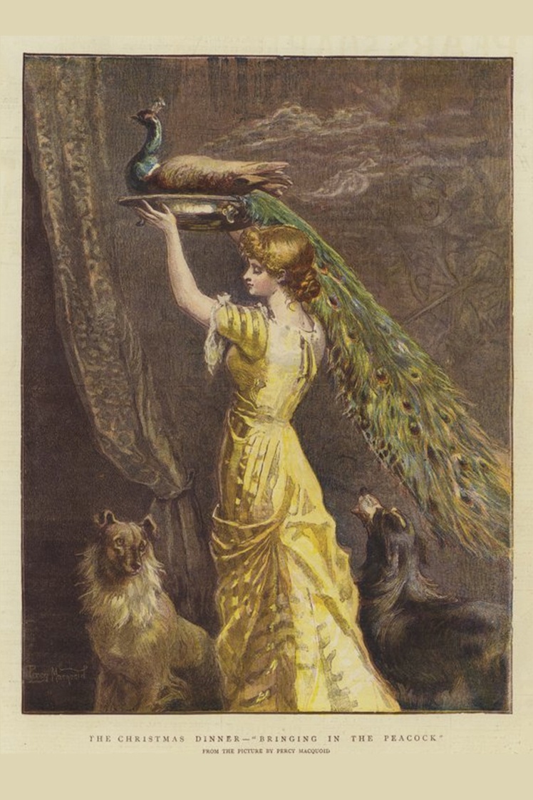 Приготований павич виглядав як живий.