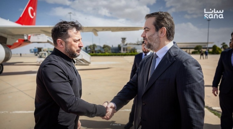 Президент Зеленський і міністр закордонних справ Сирії.