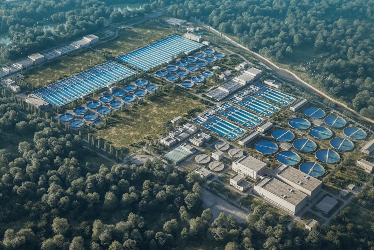 Бортницька станція аерації має загальну площу близько 300 гектарів.