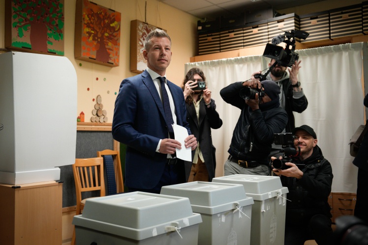 Лідер опозиції Петер Мадяр.