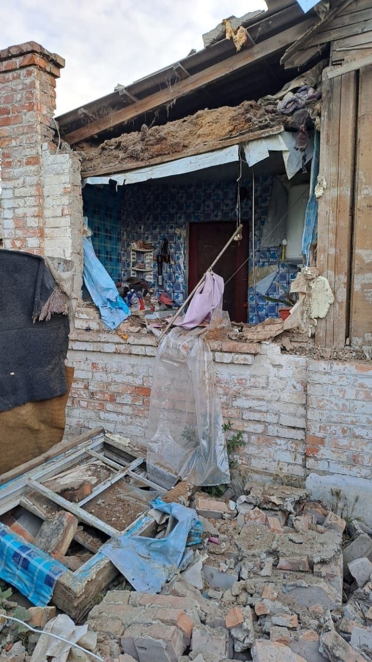 Наслідки російської атаки по Дніпропетровщині.