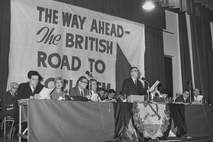 З’їзд британської компартії у 1967 році.