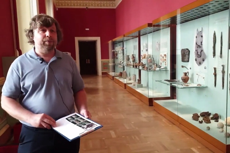 Олександр Бутягін в Ермітажі.