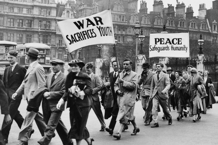 Марш «За мир в усьому світі» в Лондоні, 24 травня 1936 року.