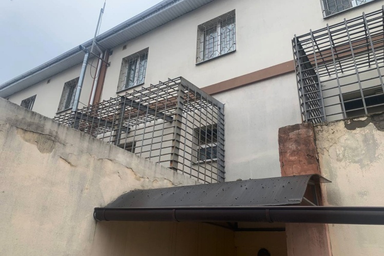 The premises of the temporary detention center in Kherson, where Ihor Kolykhayev was held for the first time after his abducting.