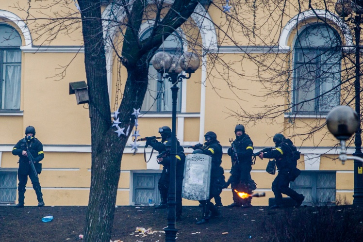 «Чорна рота» вийшла вбивати людей, 20 лютого 2014 року.