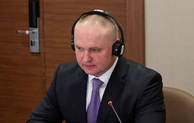 Орест Мандзій під час співбесіди на посаду голови митниці