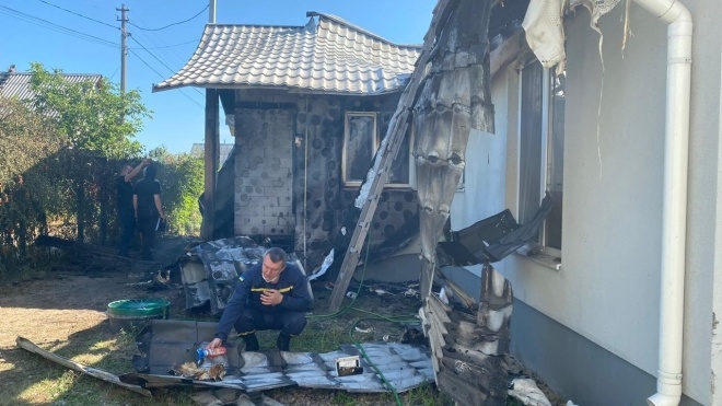 Поліція заперечує, що після пожежі в будинку глави ЦПК Шабуніна знайшли залишки вибухівки