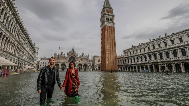 Венеція переживає найсильніший потоп за майже 40 років. Місто на 75% пішло під воду
