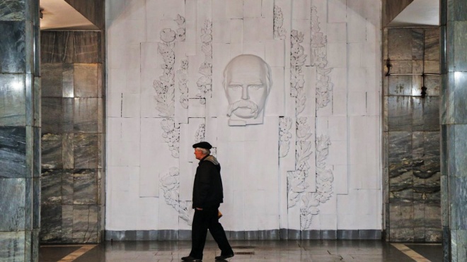 Вандал зіпсував виставку «Квантовий стрибок Шевченка»