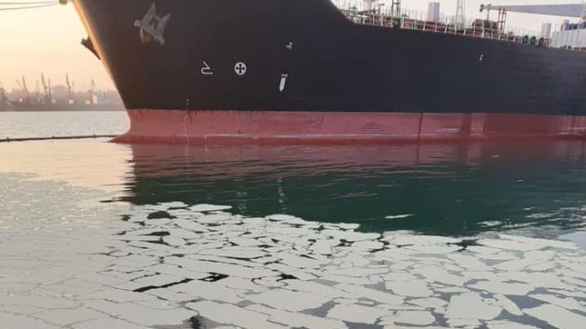 Новий глава екоінспекції відпустив судно, яке в порту «Південний» розлило 8 тонн пальмової олії. Фірсов назвав це «поверненням схем»