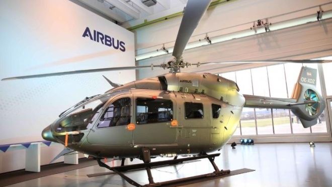 Первые французские вертолеты Airbus вылетели из Германии в Украину