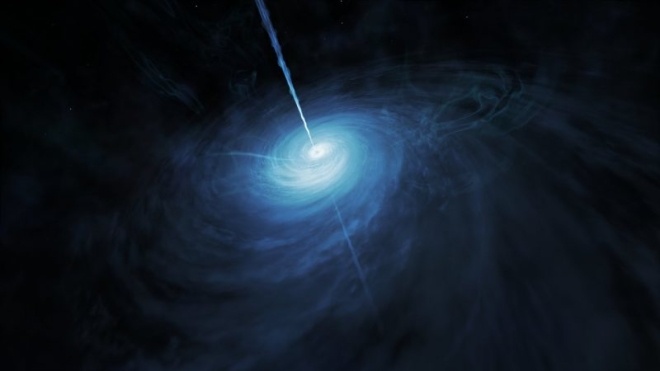 «Хаббл» нашел самый яркий квазар во Вселенной. Его свет эквивалентен 600 триллионам Солнц