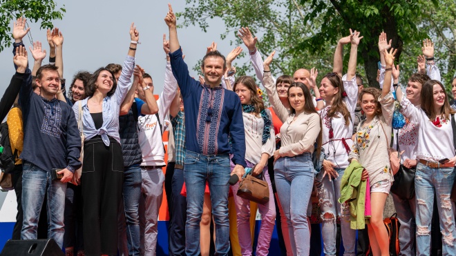 Вакарчук пообещал «драйв и рок-н-ролл» на съезде партии «Голос» на Старокиевской горе