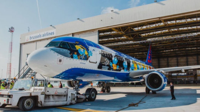Компания Brussels Airlines в первый рейс в Украину отправит самолет со сказочными гномами