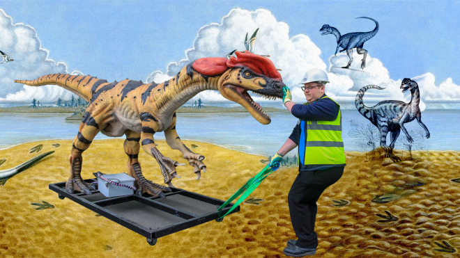 Первого дилофозавра нашли в 1940-м году. С тех пор эти динозавры перессорили научное сообщество и «снялись» в «Парке Юрского периода». Но как они выглядели, стало известно только сейчас