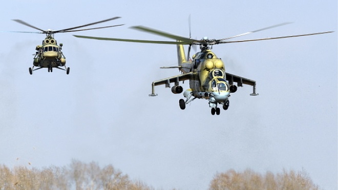 В Крыму пилот вертолета Ми-35 умер после жесткой посадки
