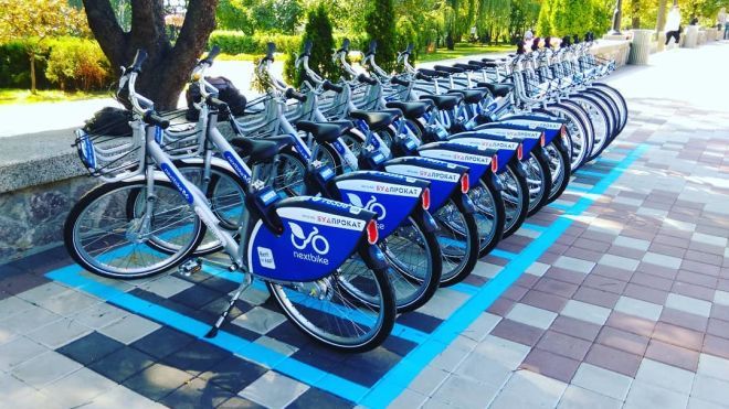 У Києві запустили систему громадського велопрокату Bike sharing