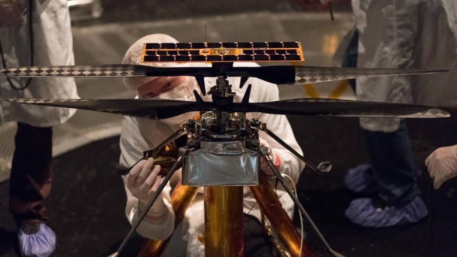 NASA підготувало до місії на Марсі безпілотний вертоліт. Він дістанеться місць, недоступних для марсохода
