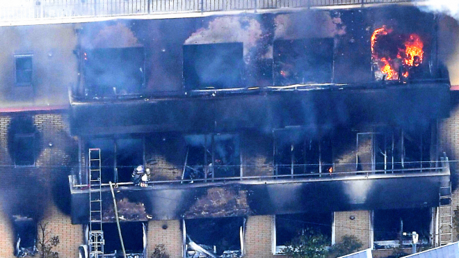 Пожар в студии аниме в Японии: 24 человека погибли, поджигатель признался в содеянном