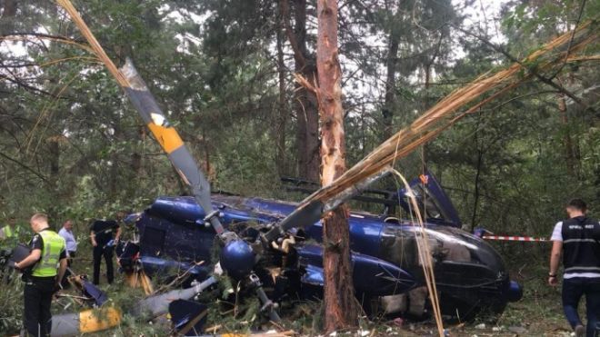 У Києві на Трухановому острові впав вертоліт мільярдера-аграрія Косюка. Що про це відомо