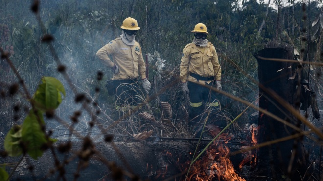 Президент Бразилии назвал пожары в лесах Амазонии ложью. В это время его правительство представляет данные о тысячах очагов