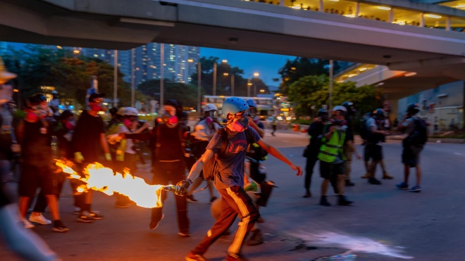 Протести в Гонконгу: арештували трьох лідерів руху за незалежність